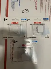 3 RCA 2-in-1 Modular Phone Adapter TP257WH Brand New