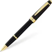 Cross Bailey Light Rollerball Pen Black&Gold Luxury Gift Box Business University