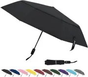 Travel Umbrella, 42/45 Inch Double Vented Canopy Compact Folding Umbrella