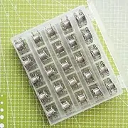 (25pcs/Box) - YICBOR 25 Bobbin 0060265000 for Bernina 180 185 190 450 200 640 730e 1000 1001 1630 Sewing Machine (25pcs/Box)