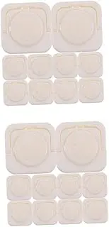 Alipis 2sets 3-Prong Socket Protectors Baby Proof Outlet Covers Child Safety Socket Covers Outlet Protectors for Infants Family Pack 45pcs*2