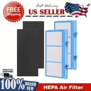 2 Pack HAPF30AT HEPA & Carbon Filter Set for Holmes AER1 HAP242-NUC Air Purifier