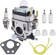 For Wal/bro carburetor mower 1107 cg430 Carburetor MP15 1E40-5 43CC 52CC Carburetor CG430 CG520 BC430 BC520 brush cut lawn mower(MP15 kit 2)