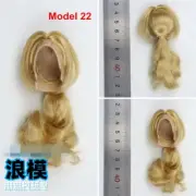 1/6 Yellow Ponytail Hair Wig Fit 12" Woman Action Figure Head Sculpture Toys