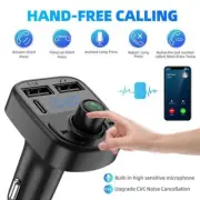 Handsfree Bluetooth FM Transmitters Car Kit Radios MP3 Player/USB ChargerAdapter