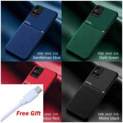 For VIVO S10 friction magnetic absorbing phone case minimalist bussiness style