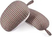 Buzzlett Tailor's Ham and Seam Roll Set - Premium Tailors Ham for Ironing - Professional Pressing Tools - Linen and Doll Cotton Press Ham for Ironing Smaller Curved Seam