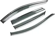 STIDPFZX Car Window Wind Rain Visor Compatible for VW Tiguan R -Line LWB 2024 2025 2026 MK3 Auto Deflectors Weathershields Car Accessories