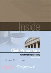 在飛比找三民網路書店優惠-Inside Civil Procedure—What Ma