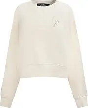 Pro Standard Womens NBA Neutral Brushed Back French Terry Crewneck Sweatshirt