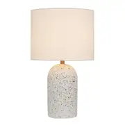 Fevik Table Lamp W300mm White Terrazzo - FEVIK TLM-WHTRIV