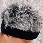 New Fashion Hip Hop Wig Hat Korean Version Landlord Hat Retro Street Trendy Man