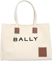 [Bally] Barry Akelei Women's Tote Bag, white (off-white), Free Size