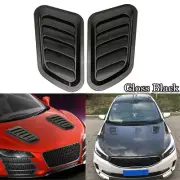 2pcs NEW Car Hood Bonnet Vent Air Flow Intake Scoop Side Fender Decor Universal (for: Audi)