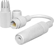 2 Pcs Waterproof RJ45 Coupler Connectors IP67 Cat5/5E/6/6A Ethernet Network Connector