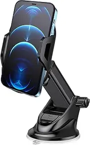 Vacuum Suction Phone Holder,Vacuum Car Phone Holder - Multifunctional Smartphone Grip for Truck Dashboard Windshield Window Vehicle Navigation Recording