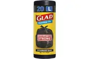 Glad Garbage Bags Wavetop 56l 20 Pack