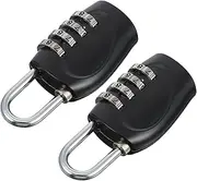 Hoement Zinc Alloy Material 4 Password Locks Portable Safe Box Code for Household Door Journey Case Lock