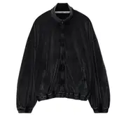 [Alexander Wang] 絲絨標誌運動夾克