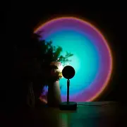 Sunset Lamp, Projector Light 180 Degree Rotation Projection Led Light (Rainbow)