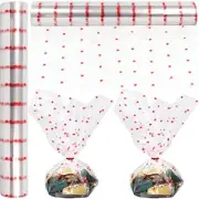 Rollo De Papel Celofan Transparente Cristalino Para Regalos Cestas Envoltura