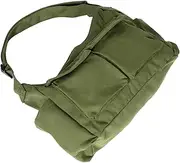 [Yardenfun] Small Messenger Purse Bag Canvas Men's Laptop Bag Briefcase Pockets Stylish Satchel for School Travel