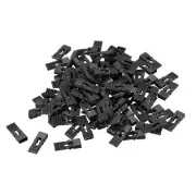 100pcs 2.54mm Jumper Cap Lengthened Short Circuit Connection Cap Black