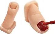 Silicone Toe Mannequin | Silicone Nail Training Mannequin - Practice Toenail Set of 2 Artificial Models for Home Salon Pedicure Skill Training