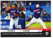 Jorge Polanco Kyle Gibson Twins Record on 5-8-19 2019 Topps NOW 200 Short Print