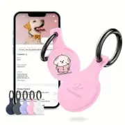 NFC Pet ID Tag with QR Code, Silicone Dog & Cat Name Tag, Personalized Pet Tags