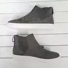 STEVEN BY STEVE MADDEN Sultan Chelsea Wedge Platorm Sneaker Dark Gray $99 Sz 10