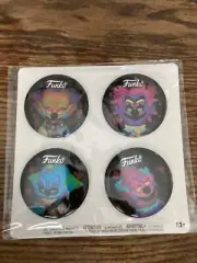 Killer Klowns From Outer Space Pin Backs Set Of 4 Funko GameStop Exclusive New