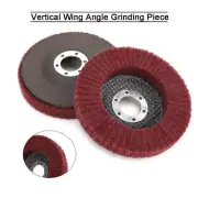 2Pcs 125mm Nylon Fiber Flap Wheel Abrasive Buffing Disc Angle Grinder Scour Pad