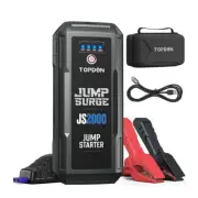 2000A LITHIUM-ION JUMP STARTER TOPDON JS2000 CAR BATTERY BOOSTER BOX POWER BANK