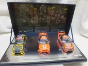 LOWNDES & WHINCUP 3 PEAT 2006 2007 2008 BATHURST WINNER BF FORD SET 1:43 SCALE