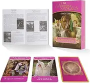 The Romance Angels Tarot Oracle Cards Deck, 44 12x8.5cm Standard Size Romance Angel Oracle Cards with Guidebook, Classic Fortune Telling Game for Beginners and Expert Readers