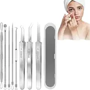 Usiveinborn Blackhead Remover,Professional Blackhead Remover Tweezers,Facial Blackhead Remover Tweezers,Usiveinborn Tweezers,Blackhead Tweezers Stainless Steel,Blackhead Tweezers Professional (8pcs)