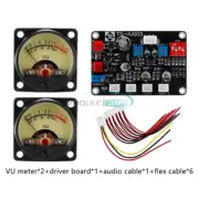 2x TR-35 VU Meter Header DB Level Audio Amplifier + Power Supply Driver Board-