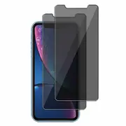 [2 Pack] For Apple iPhone XR Anti Spy Privacy Tempered Glass LCD Screen Protector Film Guard