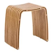CWUINT Bamboo Dining Stool Dining Chair Dressing Stool Shoe Stool Bathroom St...