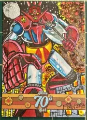 SHOGUN WARRIORS - GETTER ROBO G ONE / EAGLE 2.5" x 3.5" HOMAGE SKETCH CARD