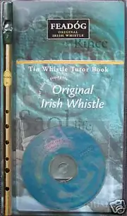 Genuine Original Irish Tin Whistle, Book & CD by Feadog, F20
