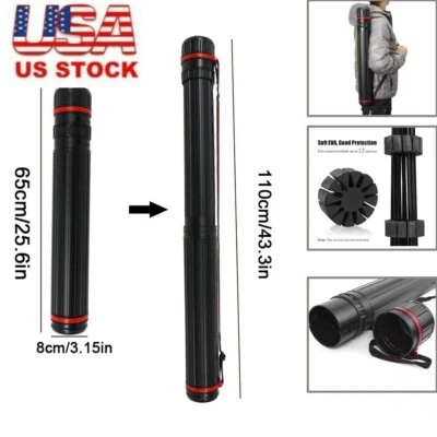 Adjustable Arrow Quiver Foam Rack Shoulder Tube Archery Case Back Quiver Hunting