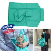 Pet Grooming Restraint Pouch Shoulder Carrier Puppy Carry Bag Cat Sling Backpack