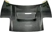 Compatible For Acura Nsx Carbon Fiber R Front Engine Hood Replacement Modification(Double Sided Carbon)