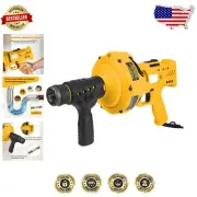 Professional Drain Cleaning Tool - 25ft Electric Cable Snake for Home & Industry