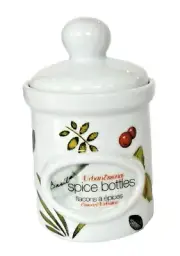 Joie Urban Essence Porcelain Spice or Herbs 4" Bottle New