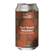 Slow Lane Red Nose Reinbeer Belgian Xmas Red Ale 375ml Can
