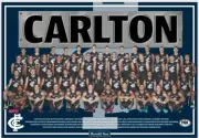 Carlton blues TEAM Poster AFL FOOTBALL ,Geelong cats, demons, pies 2