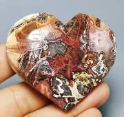 Natural Beautiful Mexican Crazy Agate Geode Crystal Sphere Palm Healing